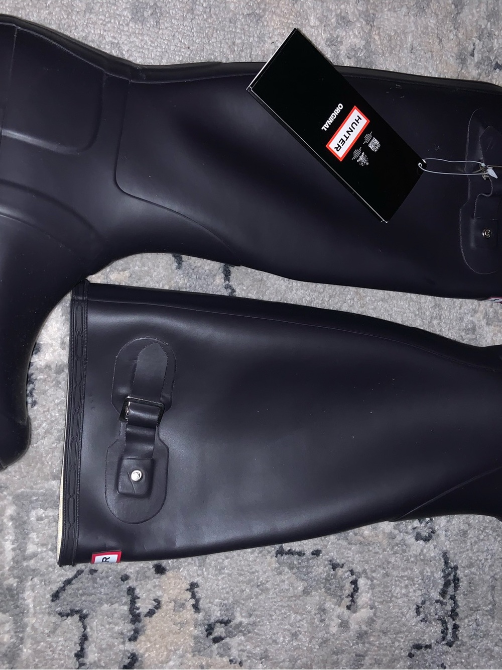 Hunter Matte Purple Tall Rain Boots - Picture 3 of 6
